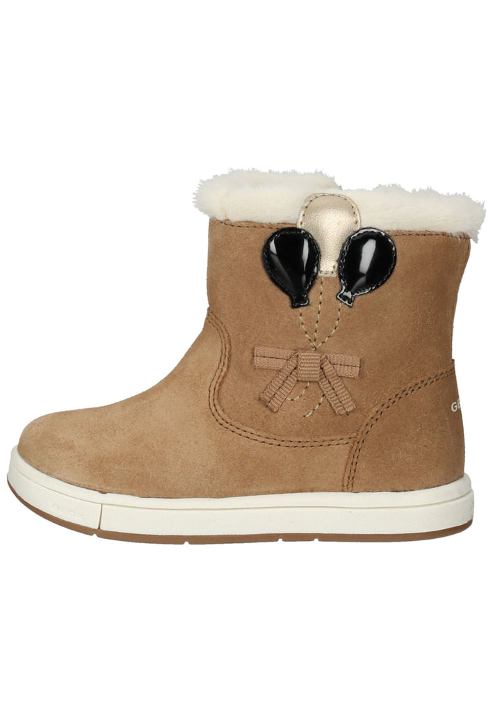 Geox Stiefelette Veloursleder/Textil Whisky