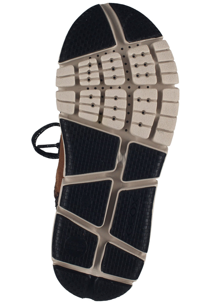 Geox Stiefelette Veloursleder/Textil Whisky Warmfutter