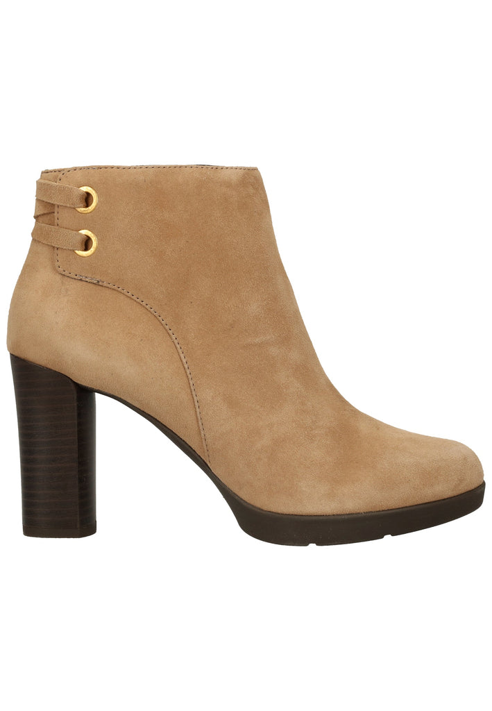 Geox Stiefelette Veloursleder Tobacco