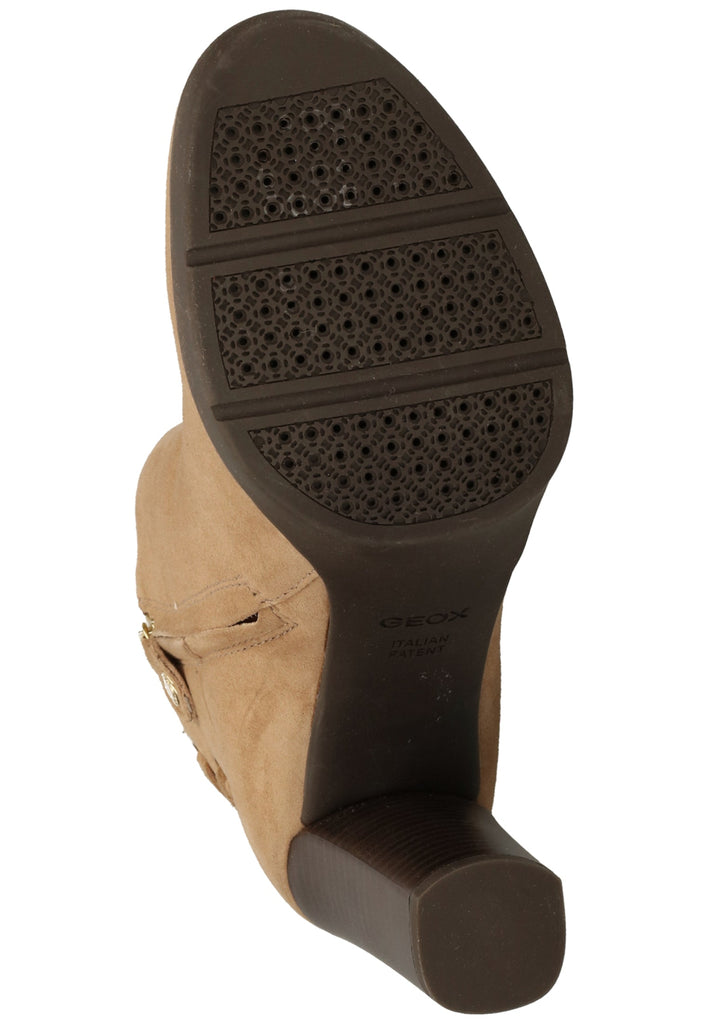 Geox Stiefelette Veloursleder Tobacco