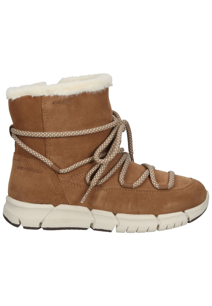 Geox Stiefelette Veloursleder Whisky