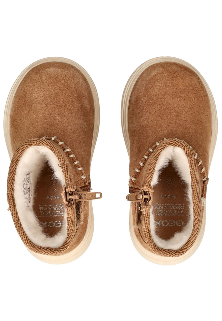 Geox Stiefelette Veloursleder Whisky Warmfutter