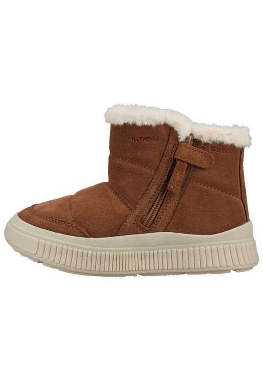Geox Stiefelette Veloursleder Whisky Warmfutter