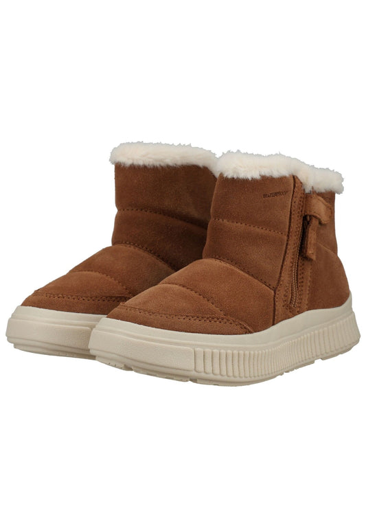 Geox Stiefelette Veloursleder Whisky Warmfutter
