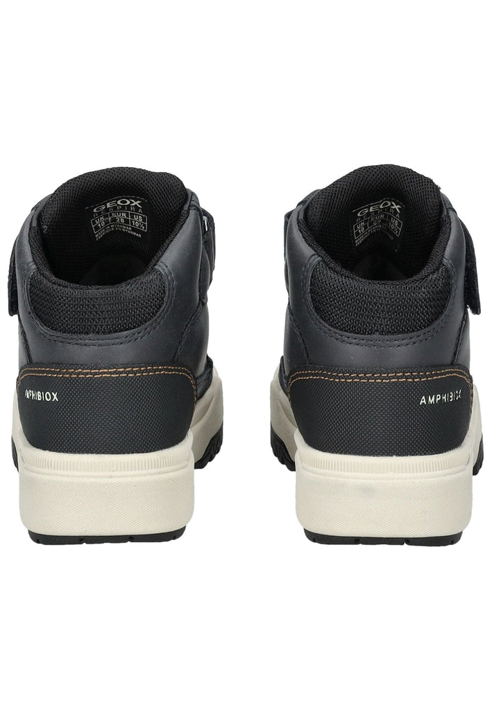 Geox Stiefelette Veolurs/Textil/Synthetik Navy/Schwarz Warmfutter