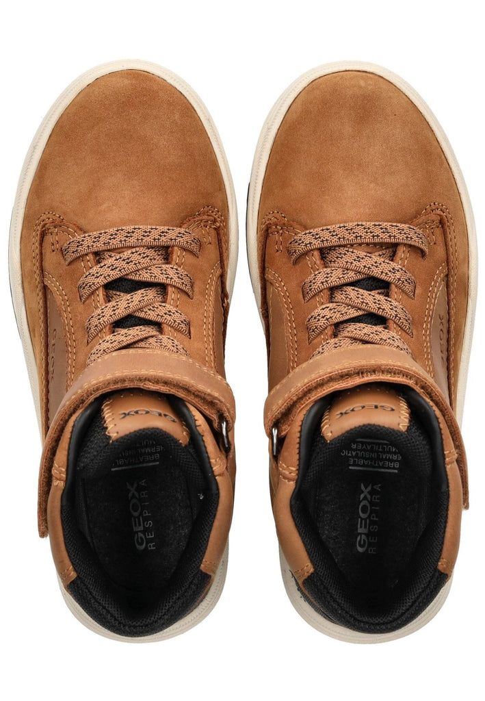 Geox Stiefelette Veolurs/Textil/Synthetik Tobacco Warmfutter