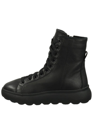 Stiefeletten Geox Stiefelette Leder Schwarz