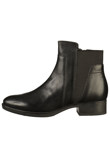 Stiefeletten Geox Stiefelette Leder Schwarz