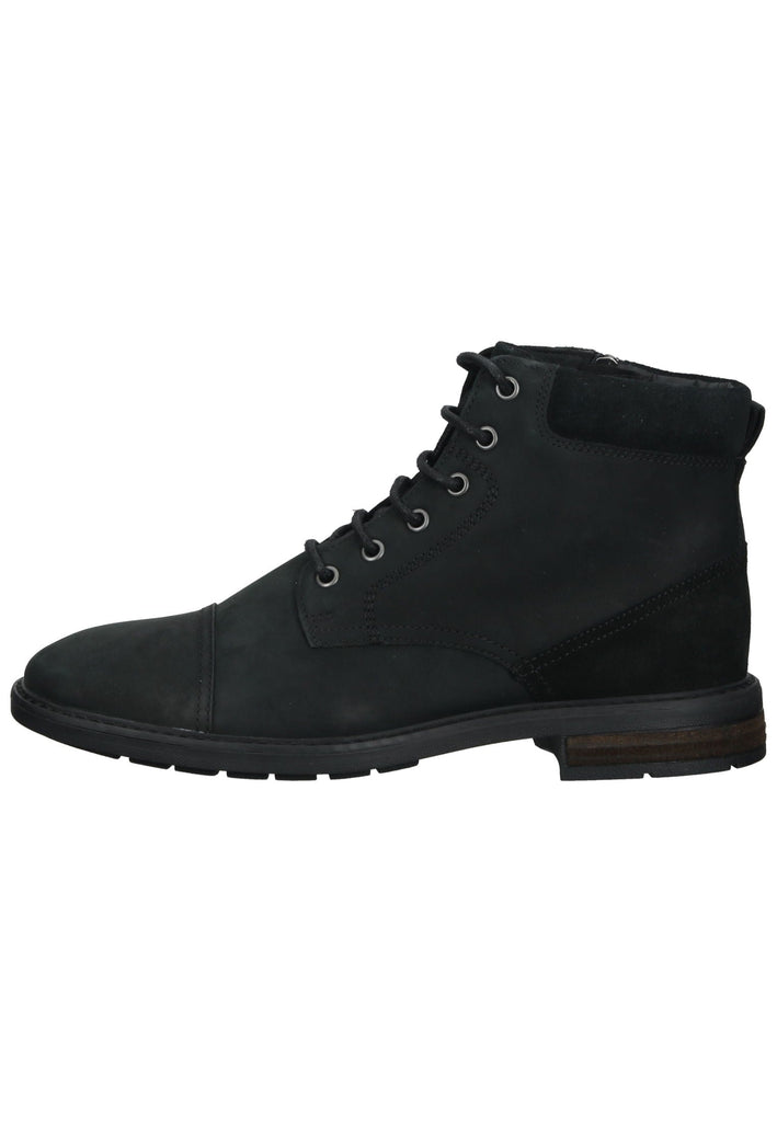 Stiefeletten Geox Stiefelette Leder Schwarz