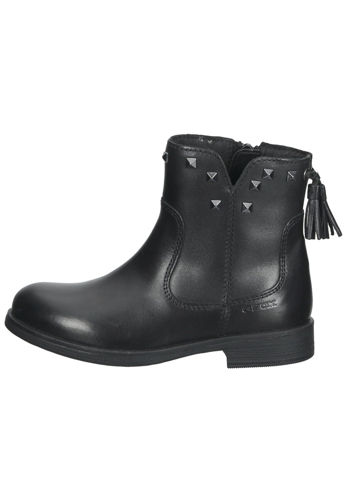 Stiefeletten Geox Stiefelette Leder Schwarz