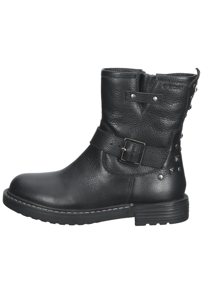 Stiefeletten Geox Stiefelette Leder Schwarz