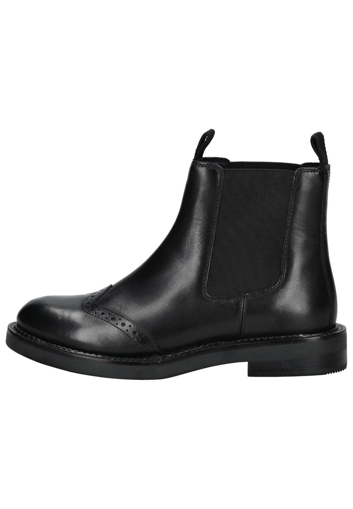 Stiefeletten Geox Stiefelette Leder/Textil Schwarz