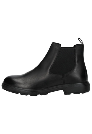 Stiefeletten Geox Stiefelette Leder/Textil Schwarz