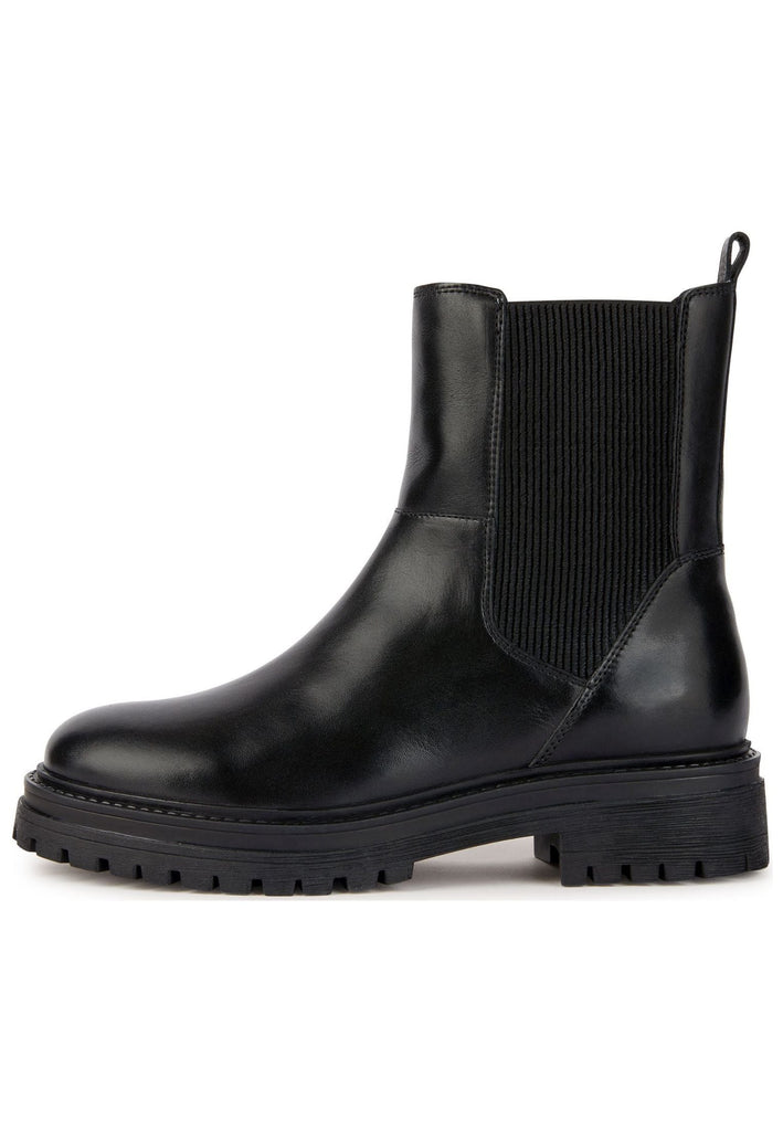 Stiefeletten Geox Stiefelette Leder/Textil Schwarz