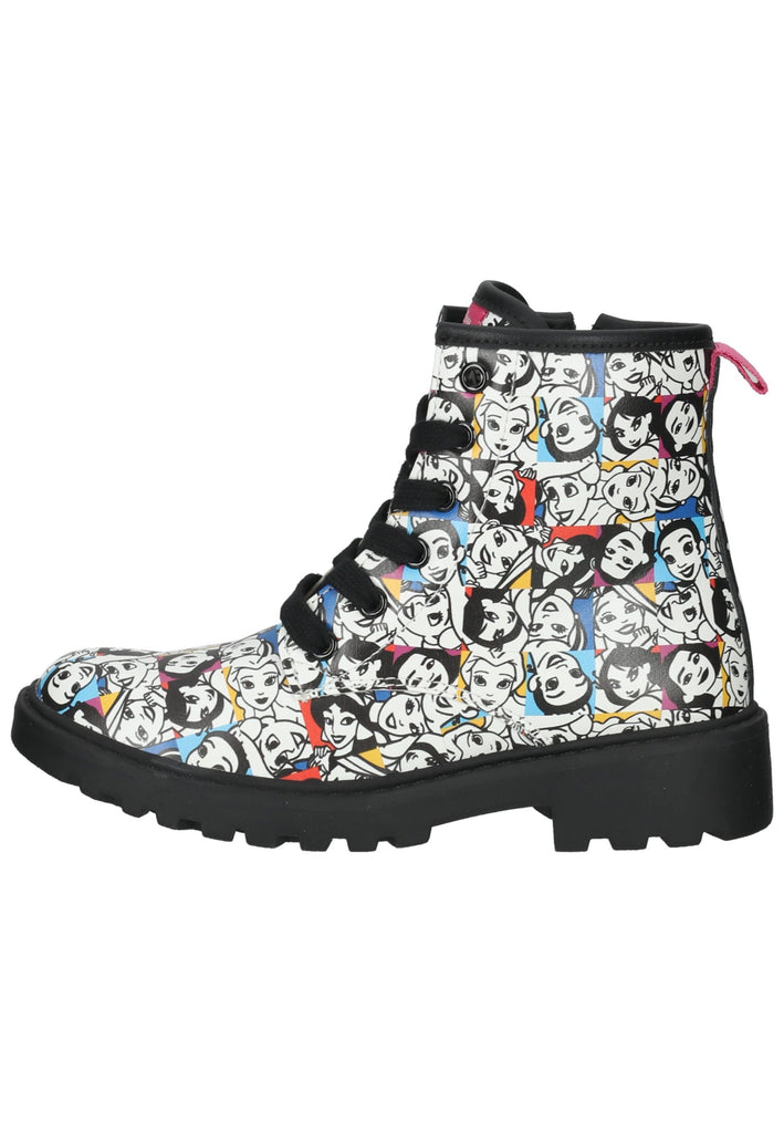 Stiefeletten Geox Stiefelette Lederimitat Weiß Kombi