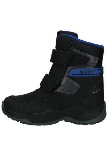 Stiefeletten Geox Stiefelette Textil Schwarz Warmfutter