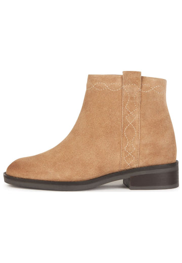 Stiefeletten Geox Stiefelette Veloursleder Toffee