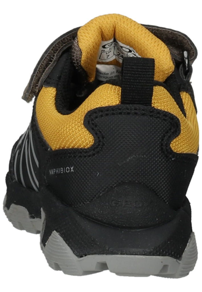 Geox Wanderschuhe Lederimitat/Textil Braun/Gelb