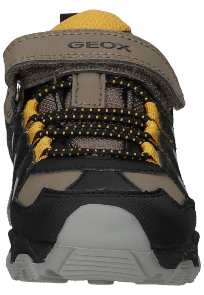 Geox Wanderschuhe Lederimitat/Textil Braun/Gelb