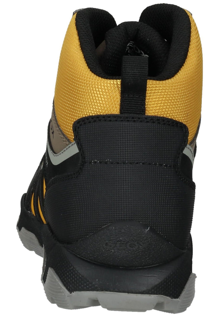 Geox Wanderschuhe Lederimitat/Textil Braun/Gelb