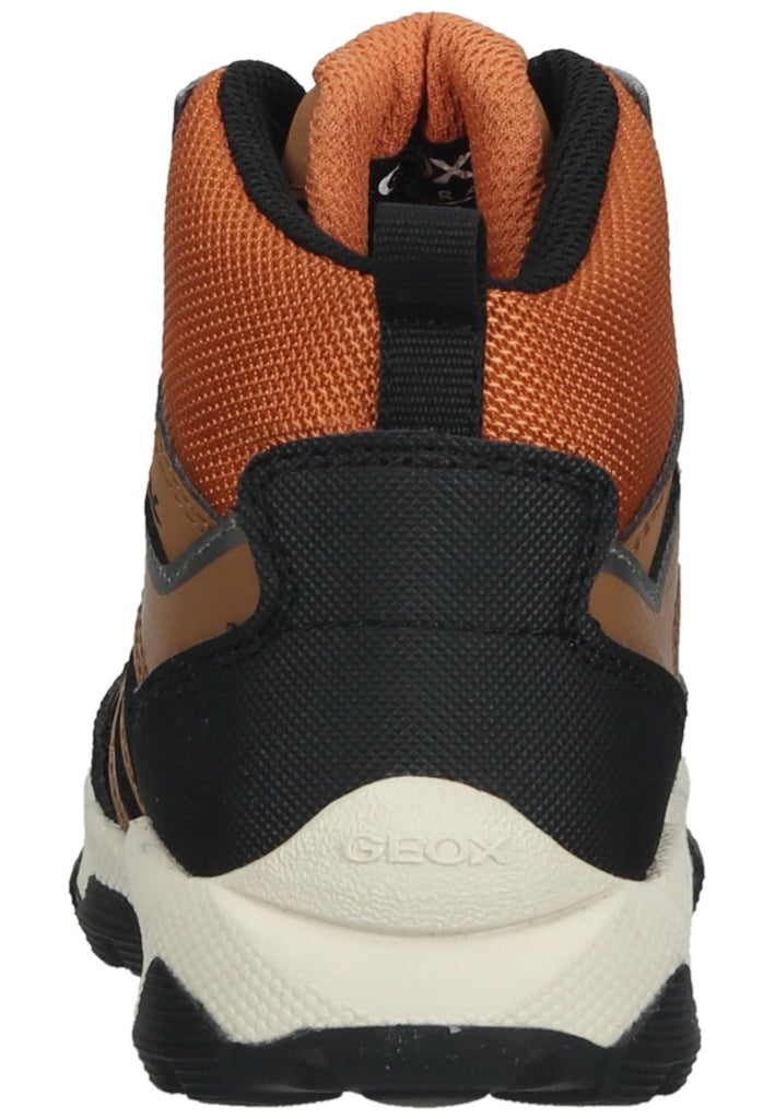 Geox Wanderschuhe Lederimitat/Textil Braun/Schwarz