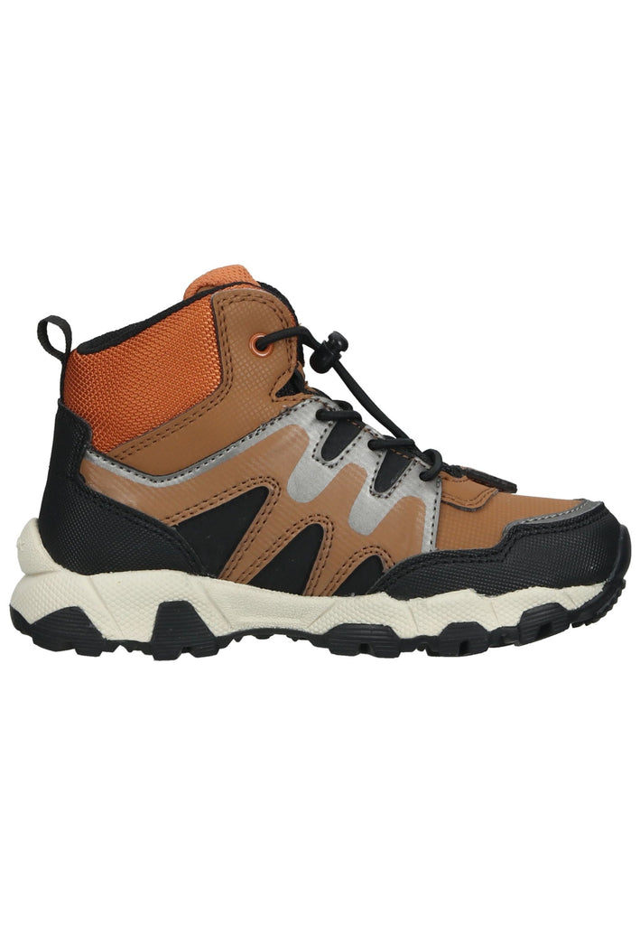 Geox Wanderschuhe Lederimitat/Textil Braun/Schwarz