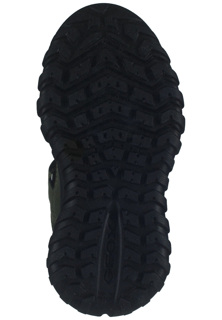 Geox Wanderschuhe Lederimitat/Textil Grün/Kombi