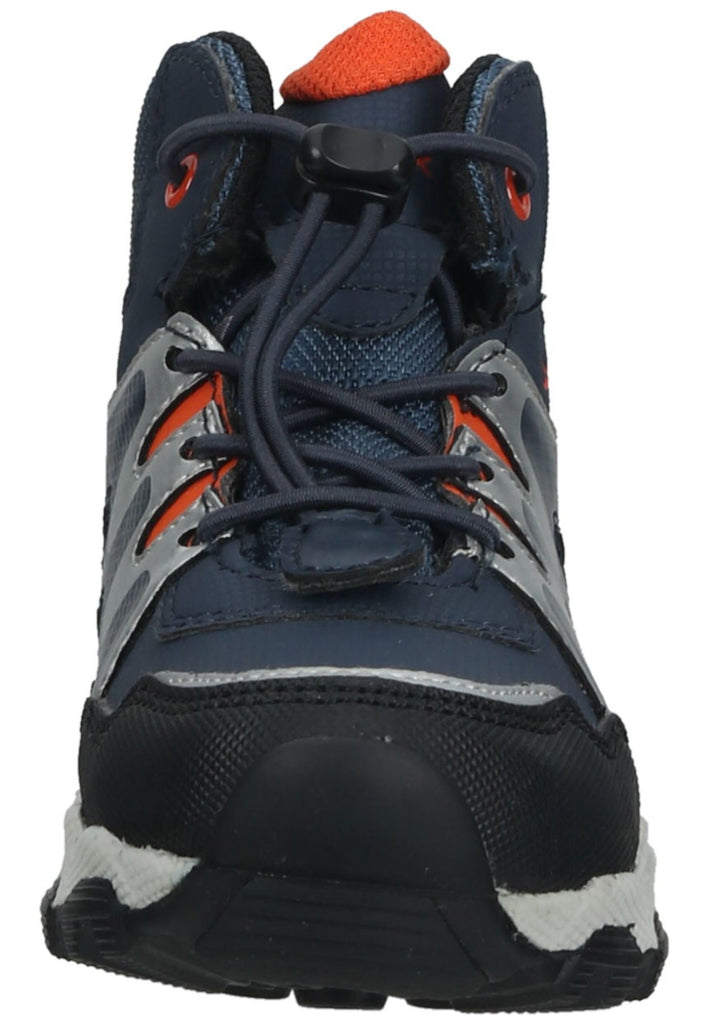 Geox Wanderschuhe Lederimitat/Textil Navy/Orange