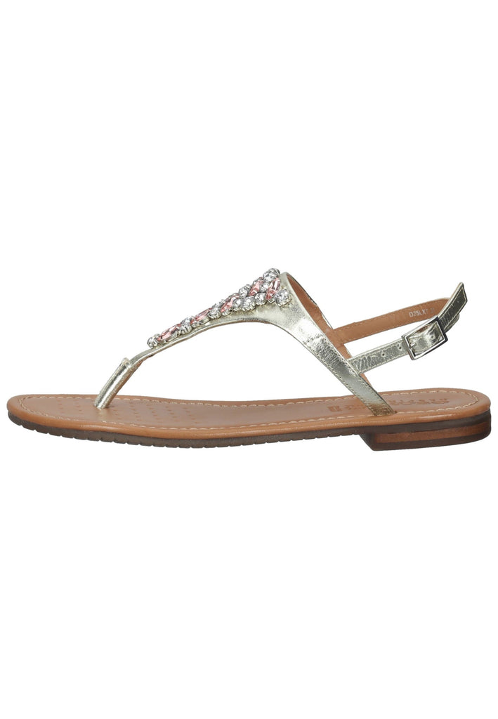 Geox Zehensteg Leder Champagne