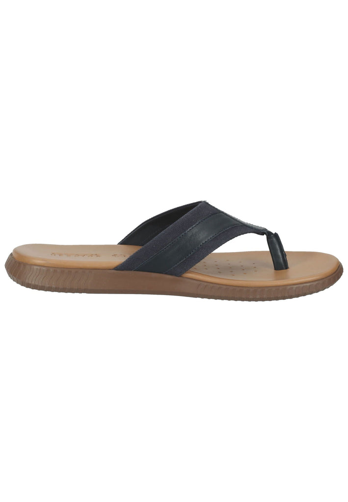 Geox Zehensteg Leder/Textil Navy