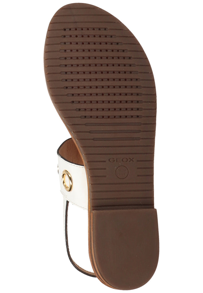 Geox Zehensteg Leder Weiß