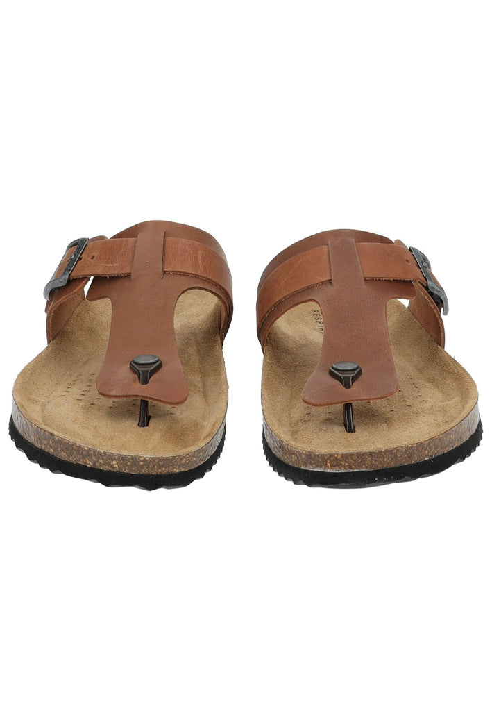 Geox Zehensteg Nappaleder Hellbraun