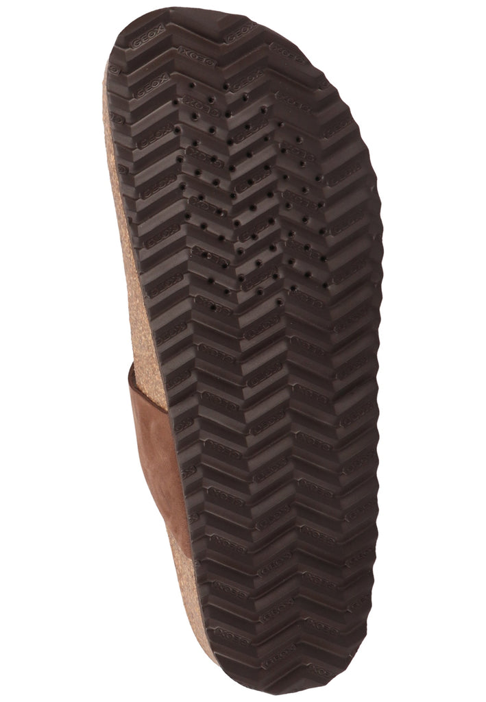 Geox Zehensteg Nubukleder Coffee