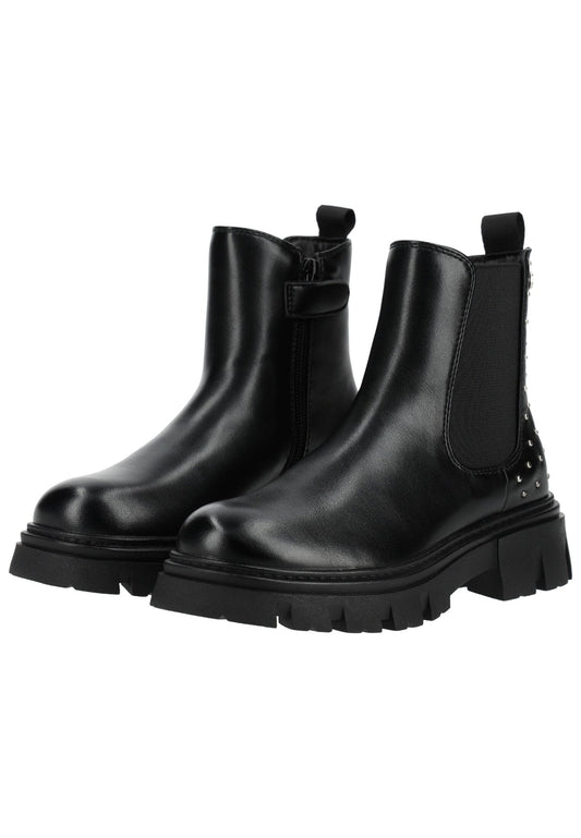GIOSEPPO Stiefelette Lederimitat/Textil Schwarz