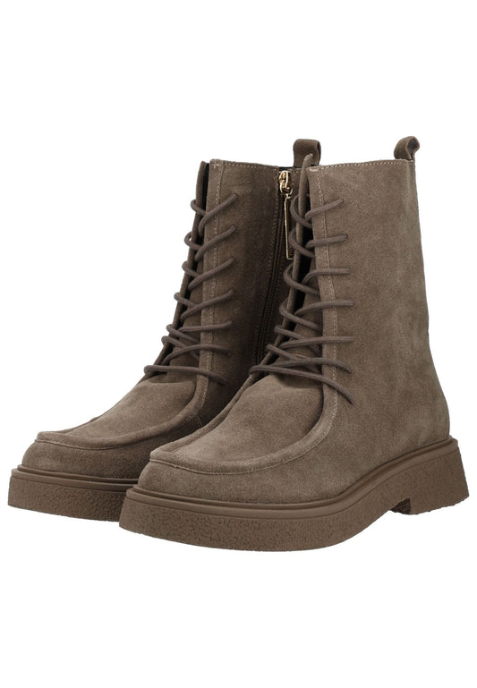 GIOSEPPO Stiefelette Veloursleder Taupe