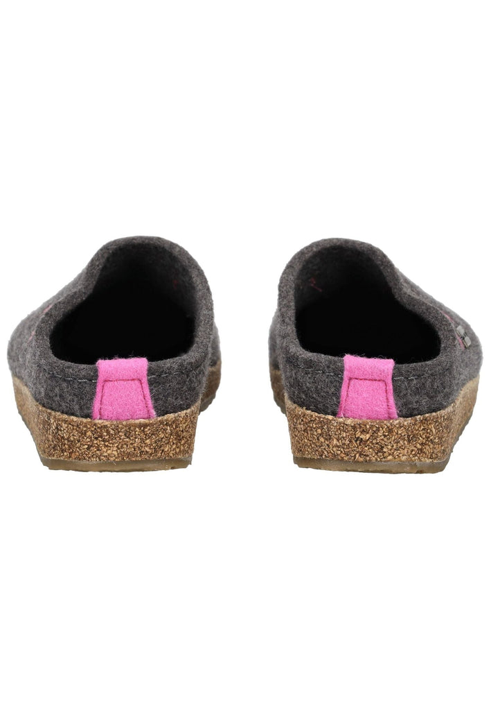 Haflinger Hausschuhe Filz Anthrazit