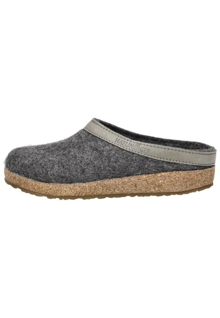 Haflinger Hausschuhe Filz Anthrazit