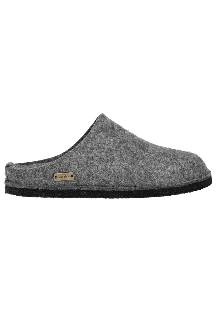 Haflinger Hausschuhe Filz Anthrazit