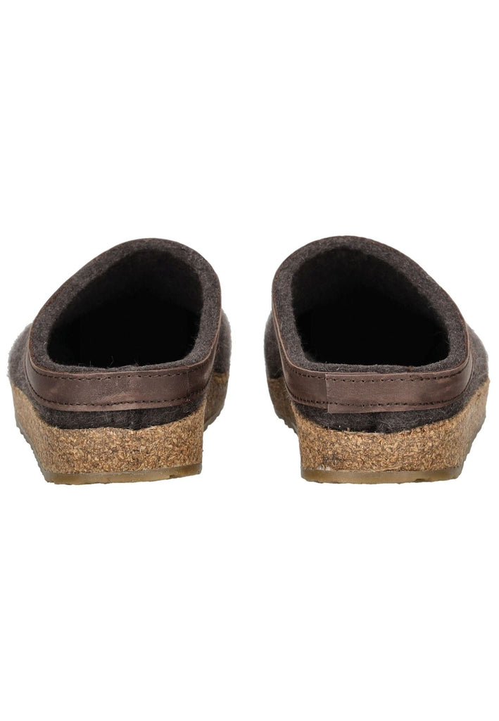 Haflinger Hausschuhe Filz Braun