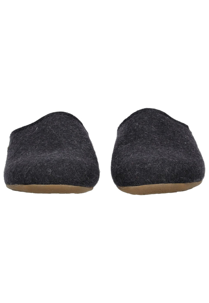 Haflinger Hausschuhe Filz Graphit