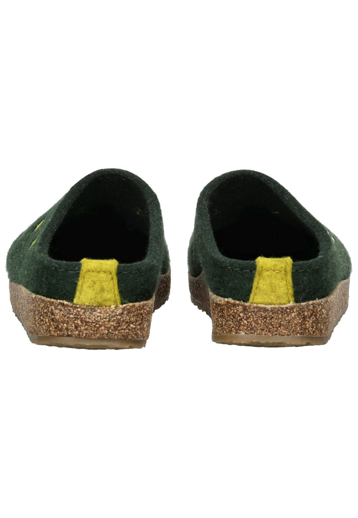 Haflinger Hausschuhe Filz Grün