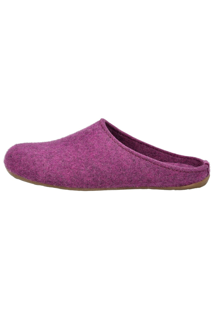 Haflinger Hausschuhe Filz Lila