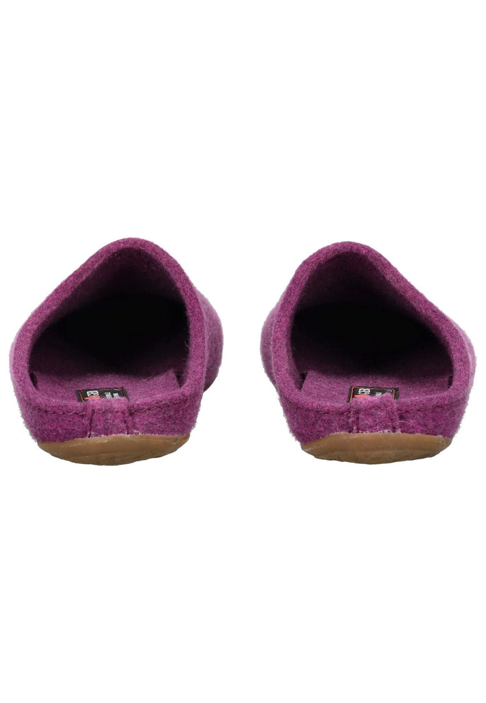 Haflinger Hausschuhe Filz Lila