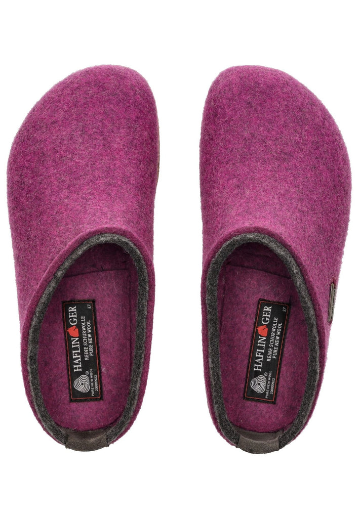 Haflinger Hausschuhe Filz Pink