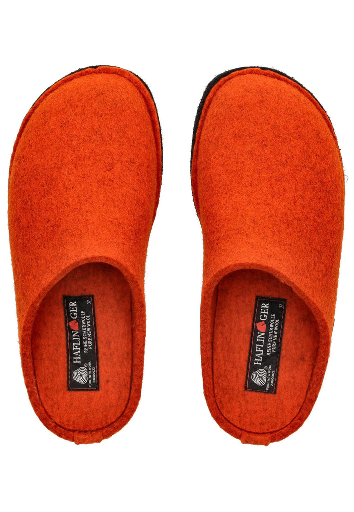 Haflinger Hausschuhe Filz Rost