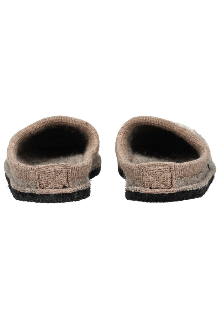 Haflinger Hausschuhe Wolle Beige