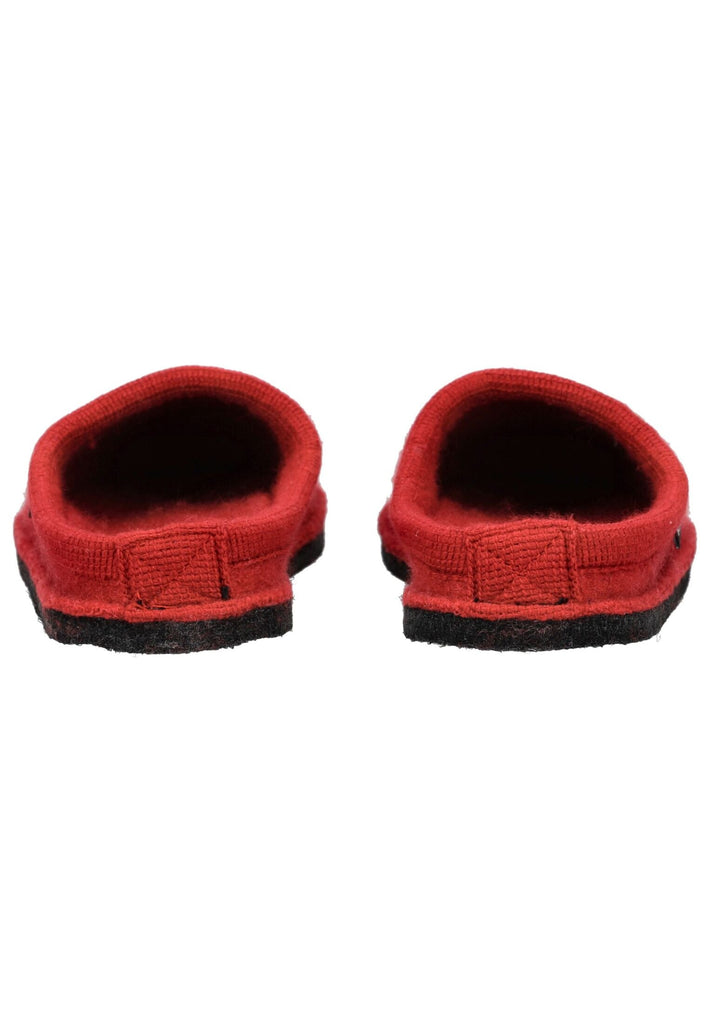 Haflinger Hausschuhe Wolle Rot