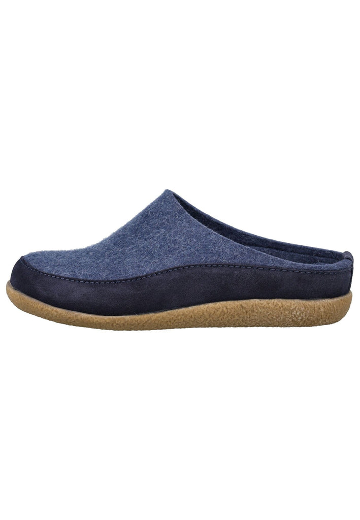 Pantoletten Haflinger Hausschuhe Filz Jeans