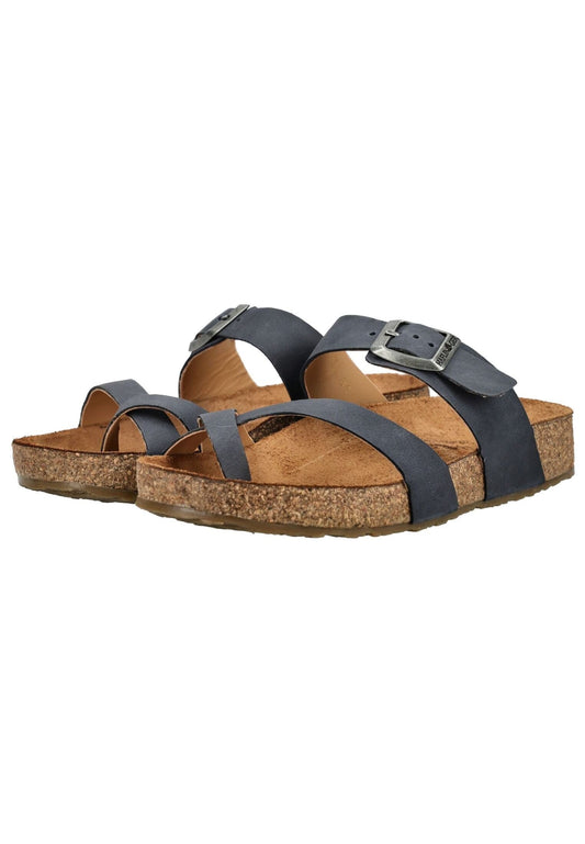 Haflinger Sandalen Leder Marine