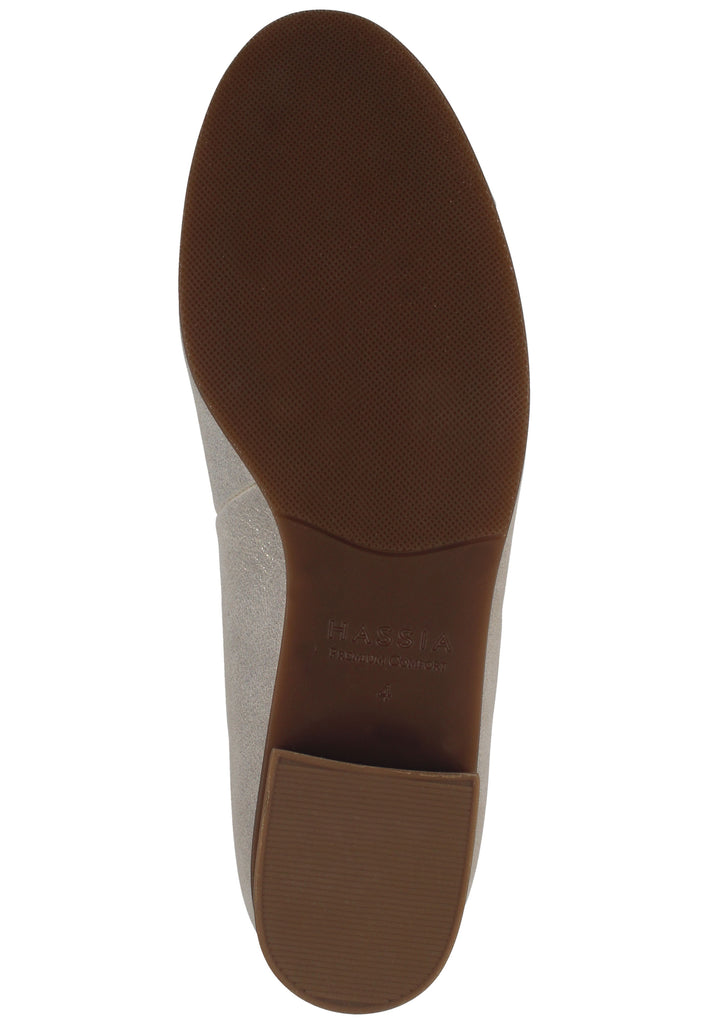 HASSIA Ballerinas Leder Platin